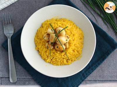 Risotto van sint-jakobsschelpen met saffraan - foto 3