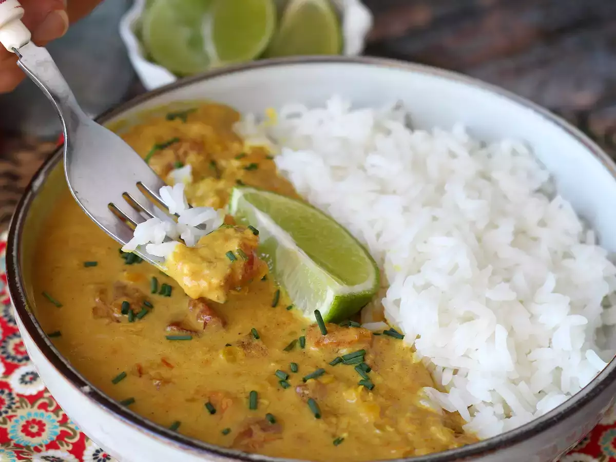 Rode-linzen-curry met kokosmelk: eenvoudig en romig recept - foto 6