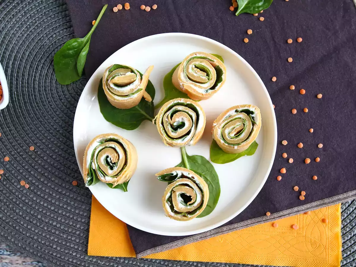 Rode-linzenpannenkoekjes met slechts 2 ingrediënten - foto 4