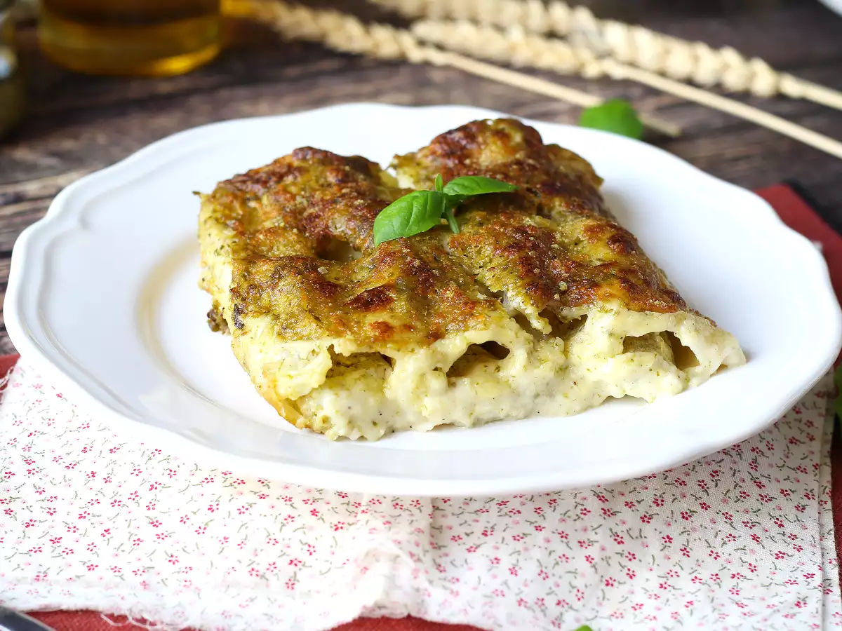 Romige cannelloni met pesto uit de oven: een makkelijk en smakelijk recept - foto 5