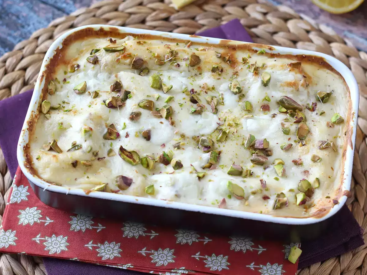 Romige en knapperige zalmlasagne met burrata en pistachenoten - foto 7