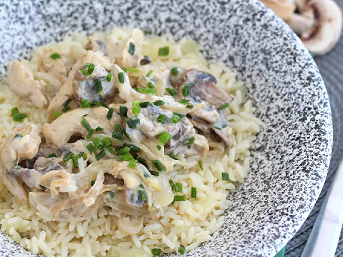 Romige kip met champignons - foto 2