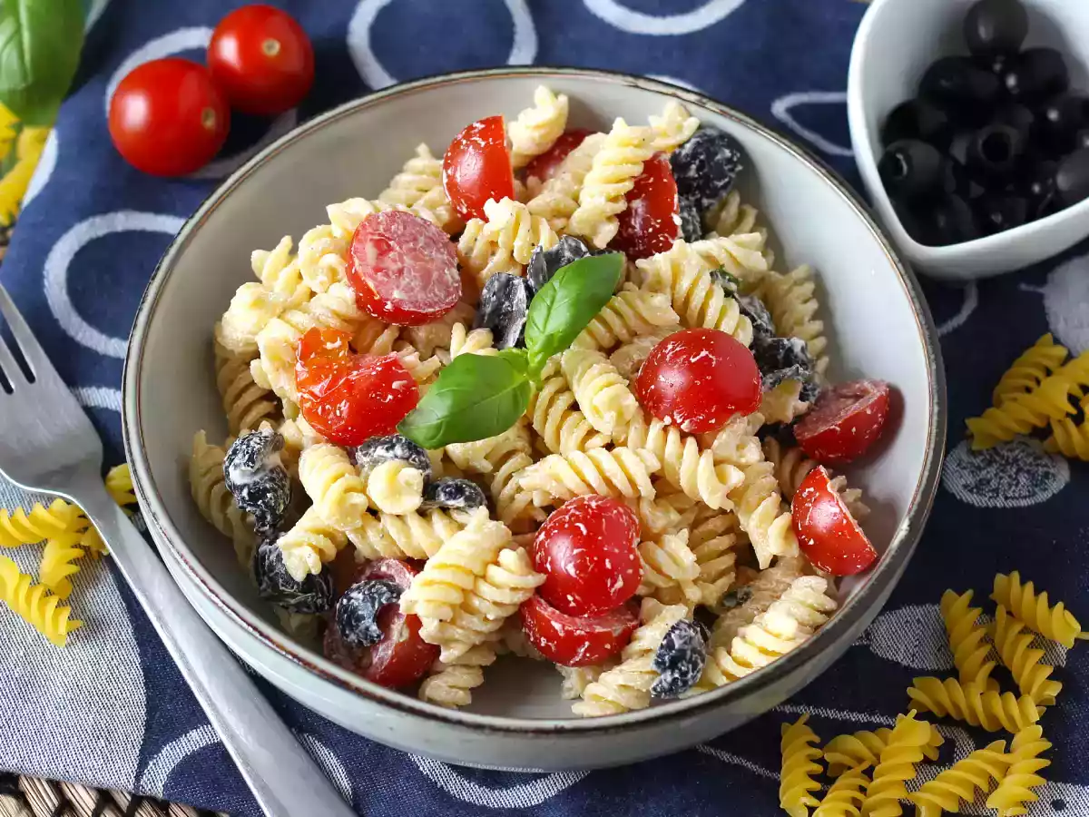 Romige koude pasta, klaar in minder dan 10 minuten! - foto 5