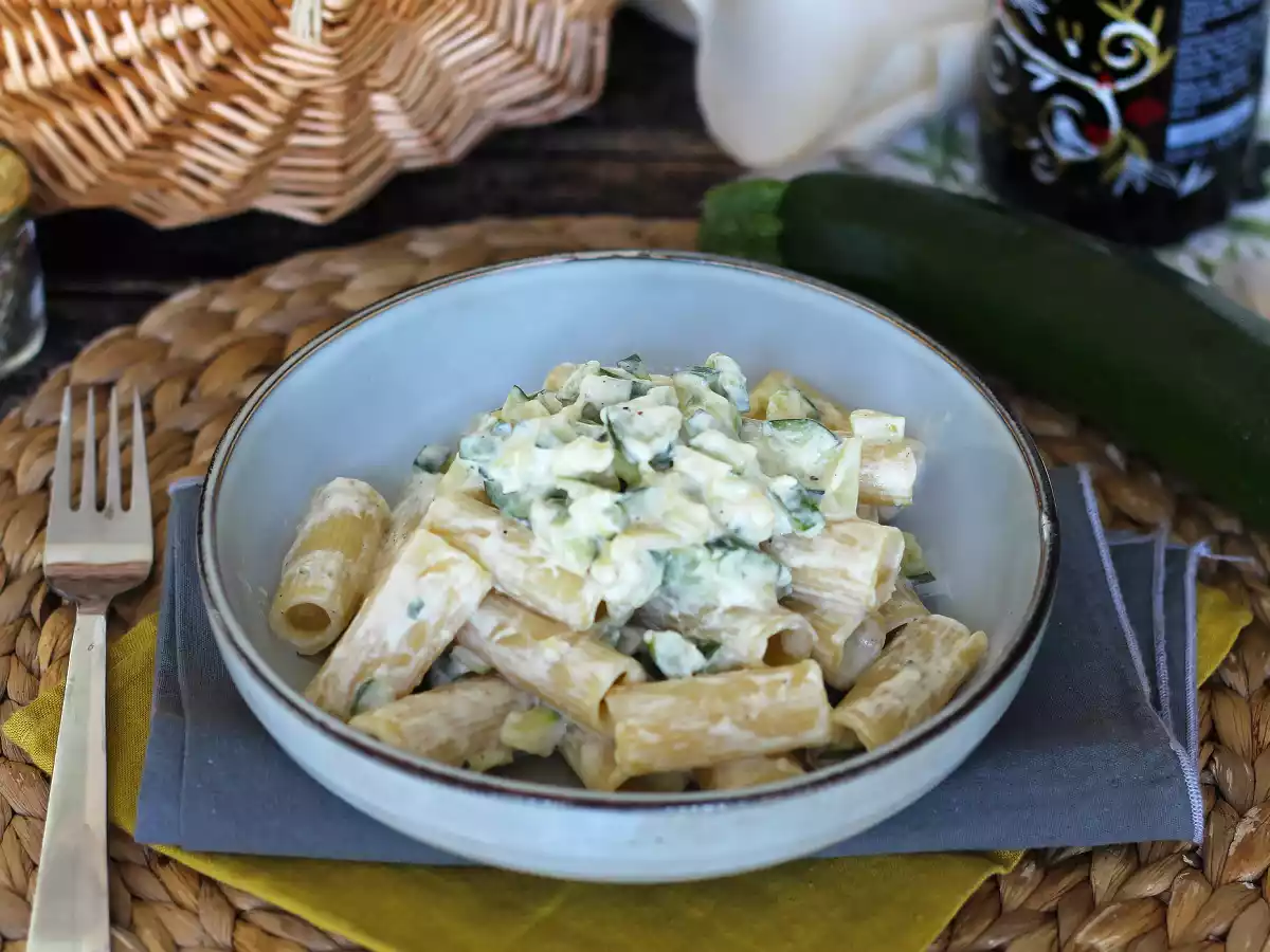 Romige pasta met courgettes, lekker en heel snel recept - foto 2