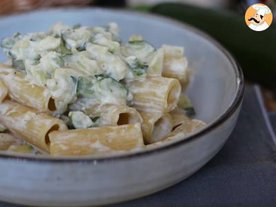 Romige pasta met courgettes, lekker en heel snel recept