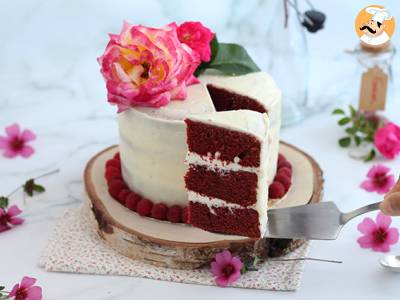 Rood fluwelen cake - foto 3