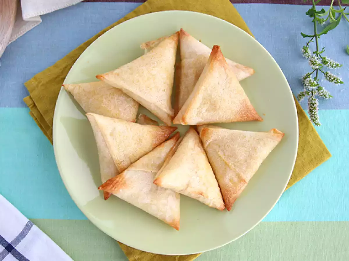 Samosa's met geitenkaas en honing - foto 2