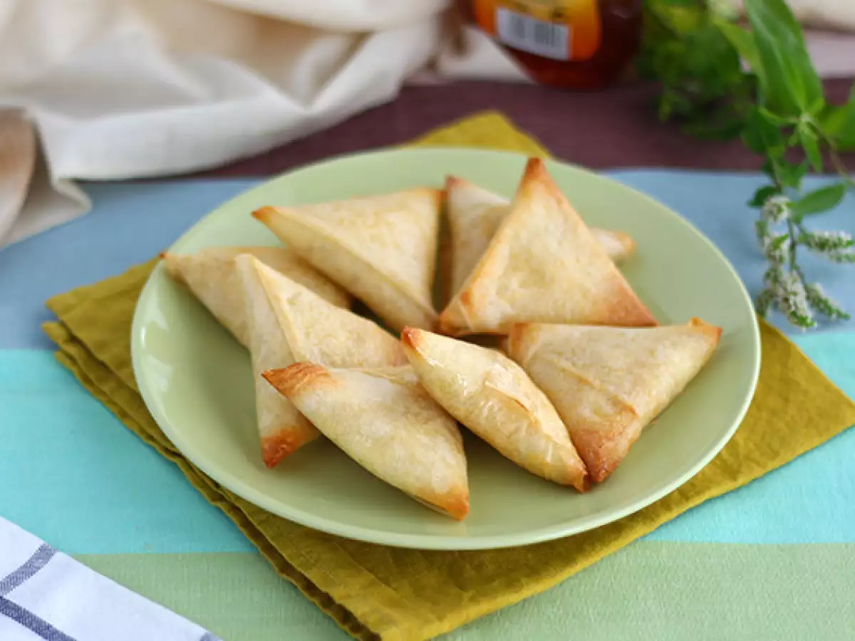 Samosa's met geitenkaas en honing - foto 3