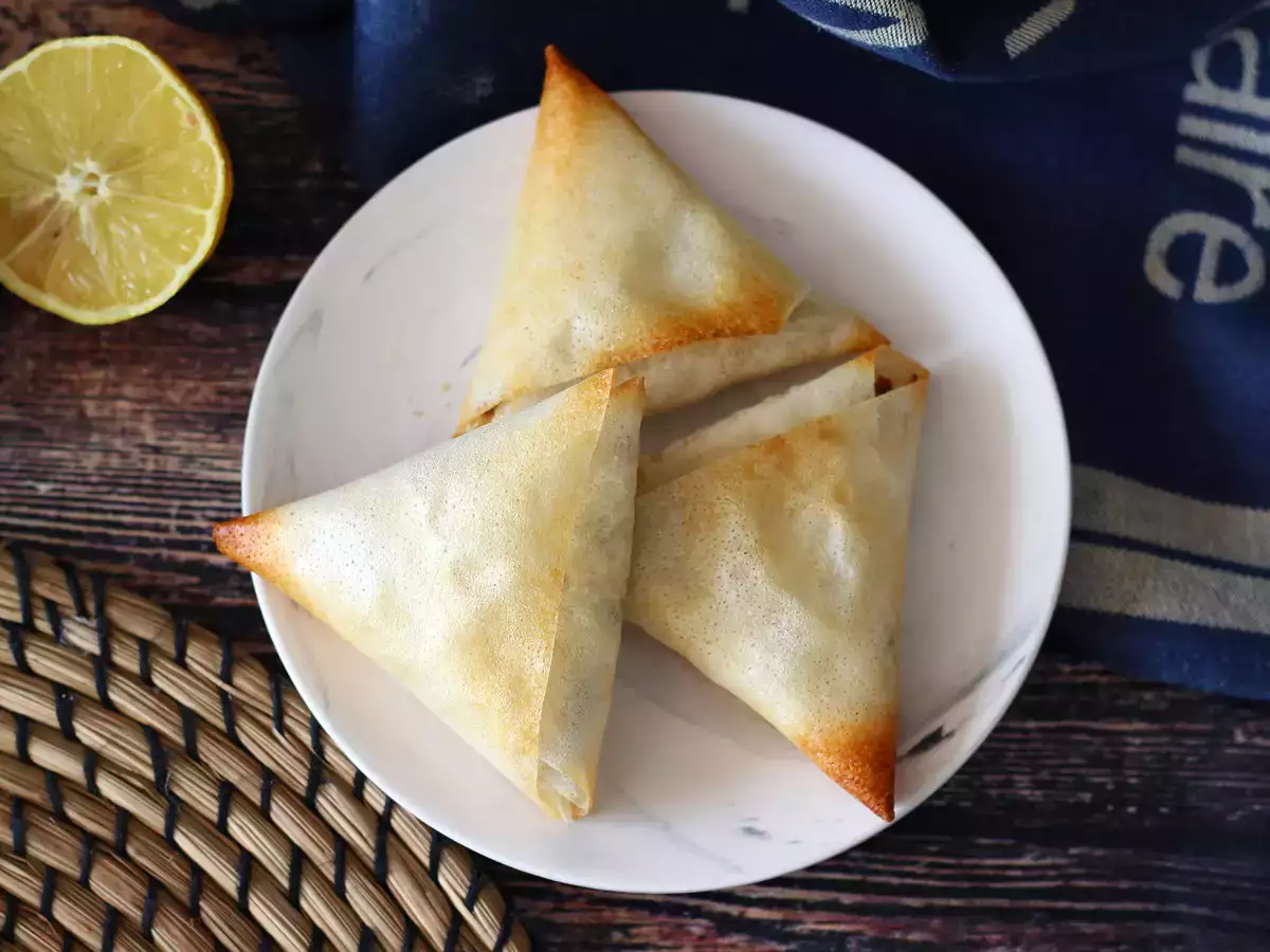 Samosa's met makreel en roomkaas - foto 2