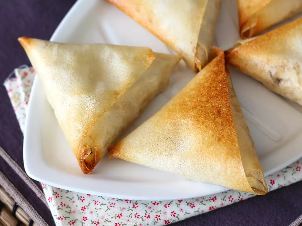 Samosa's met makreel en roomkaas - foto 3
