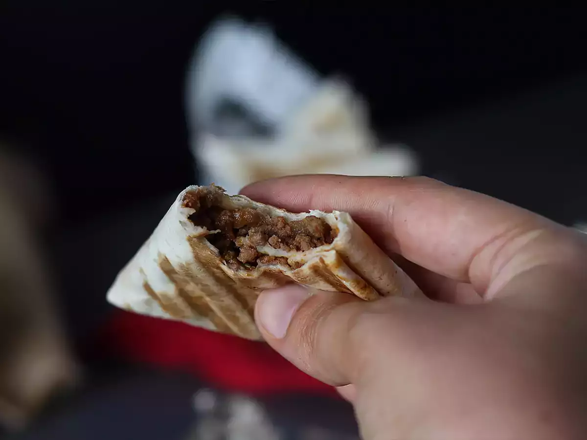 Samosa-taco's met gehakt - foto 2