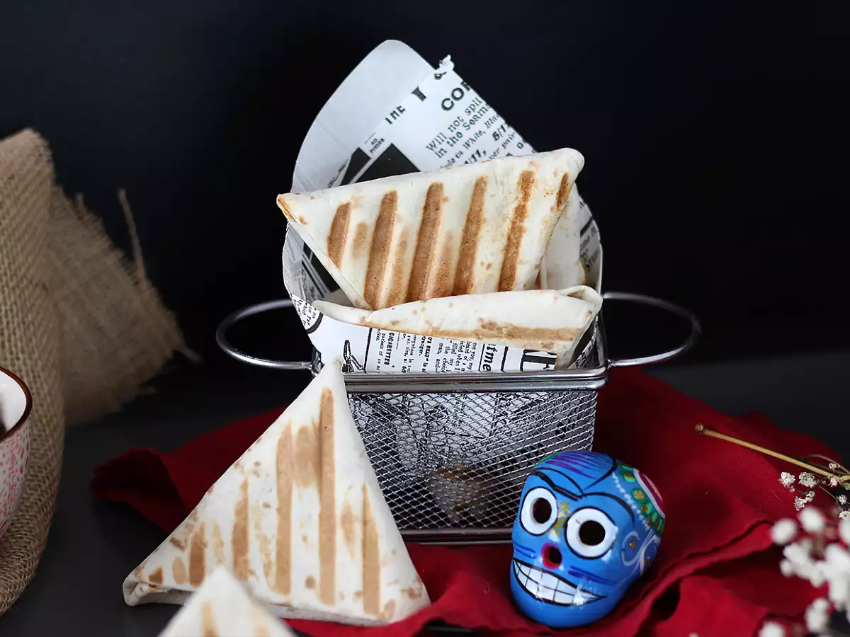 Samosa-taco's met gehakt - foto 4