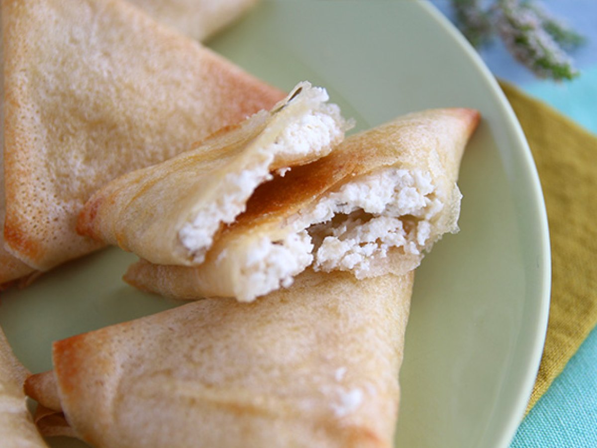 Samoussas met geitenkaas en honing - foto 4