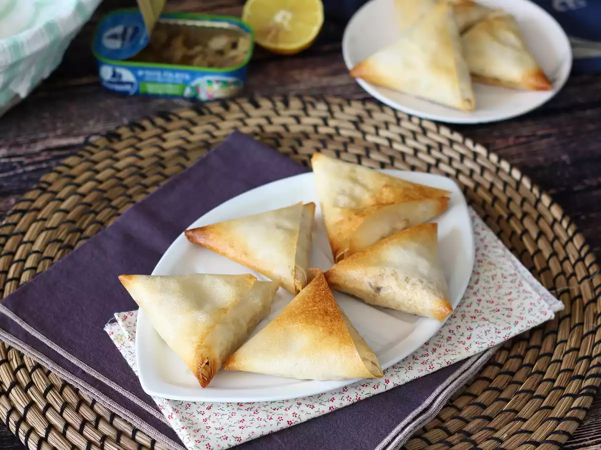 Samoussas met makreel en fromage frais - foto 4