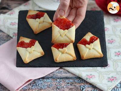 Shortbread enveloppen van liefde voor Valentijnsdag - foto 2