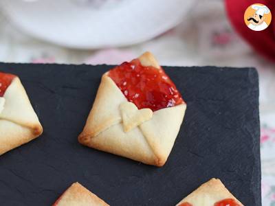 Shortbread enveloppen van liefde voor Valentijnsdag - foto 3