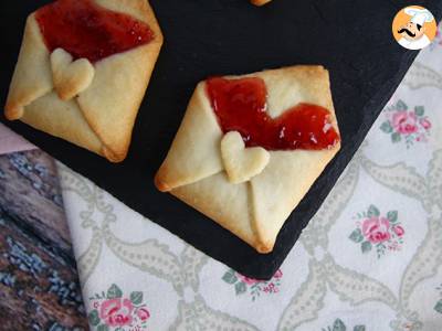 Shortbread enveloppen van liefde voor Valentijnsdag - foto 4