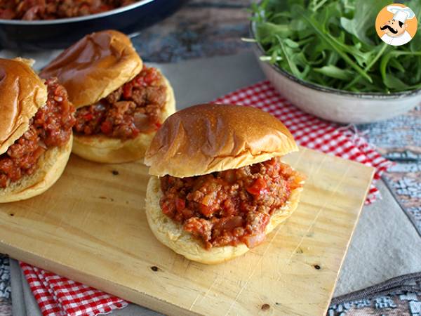 Sloppy Joes-stijl hamburger