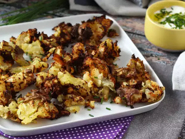 Recept Smashed potatoes uit de airfryer: het ultieme knapperige bijgerecht!