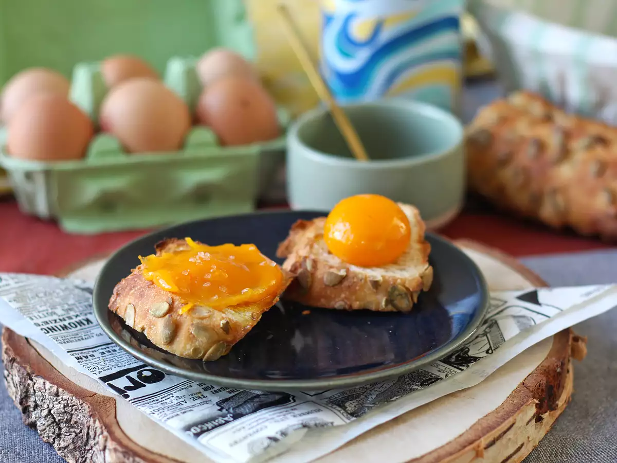 Smeerbare gekonfijte eidooiers uit de airfryer - foto 6