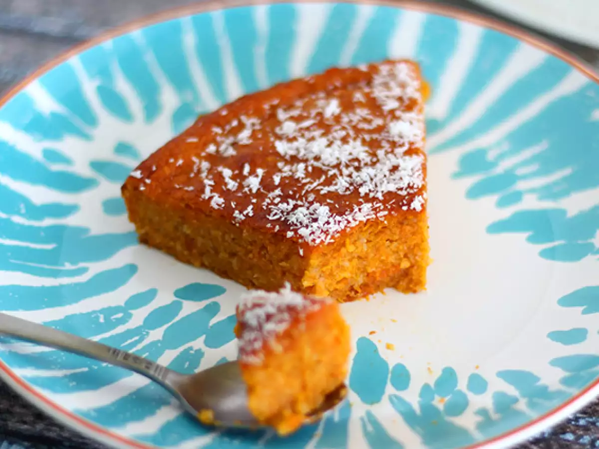 Smeuïge zoeteaardappelcake met kokos - foto 4