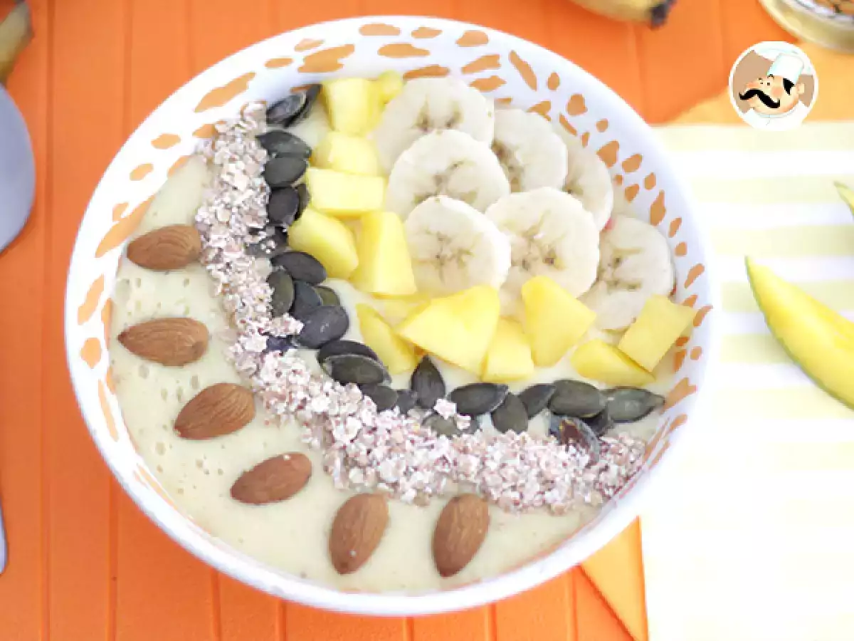 Smoothie bowl van mango en banaan - foto 2