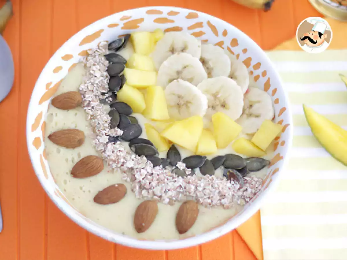 Smoothiebowl met mango en banaan - foto 2