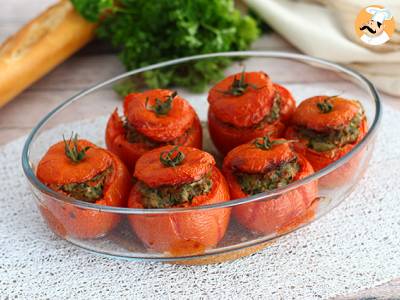 Snel en makkelijk gevulde tomaten