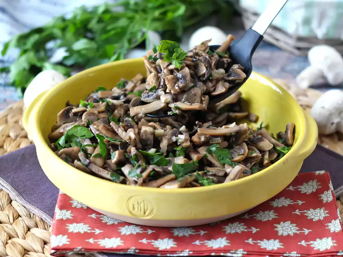 Snel en makkelijk recept voor gebakken champignons - foto 6