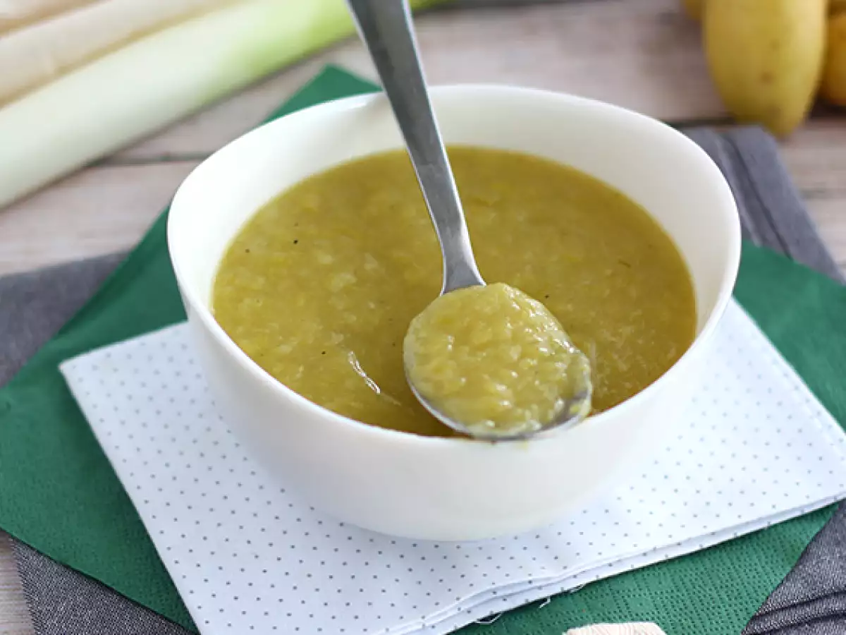 Snelle en makkelijke prei-aardappelsoep - foto 2