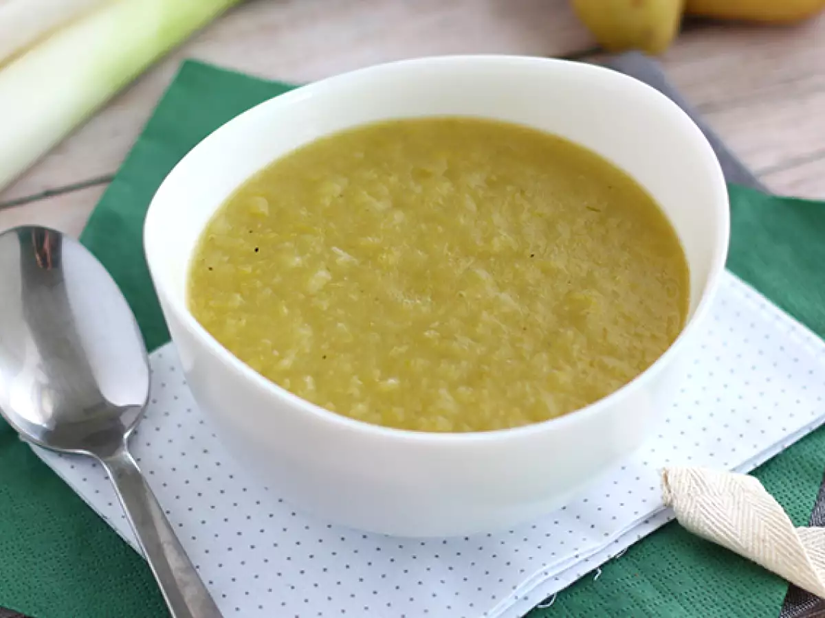 Snelle en makkelijke prei-aardappelsoep - foto 4