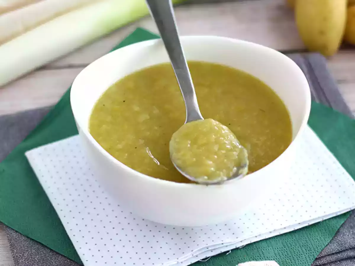 Snelle en makkelijke prei en aardappelsoep - foto 2