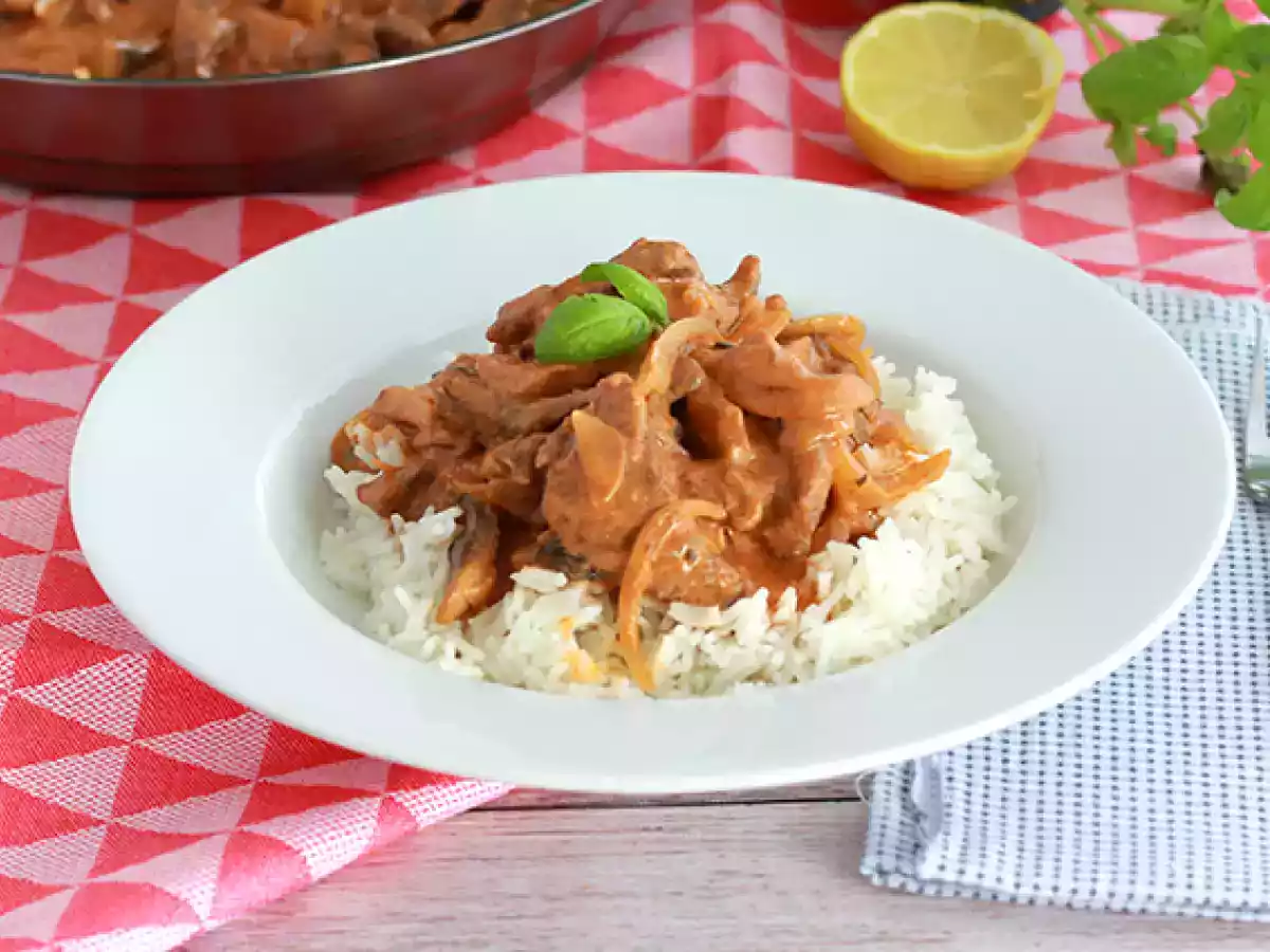 Snelle en makkelijke Rundvlees Stroganoff