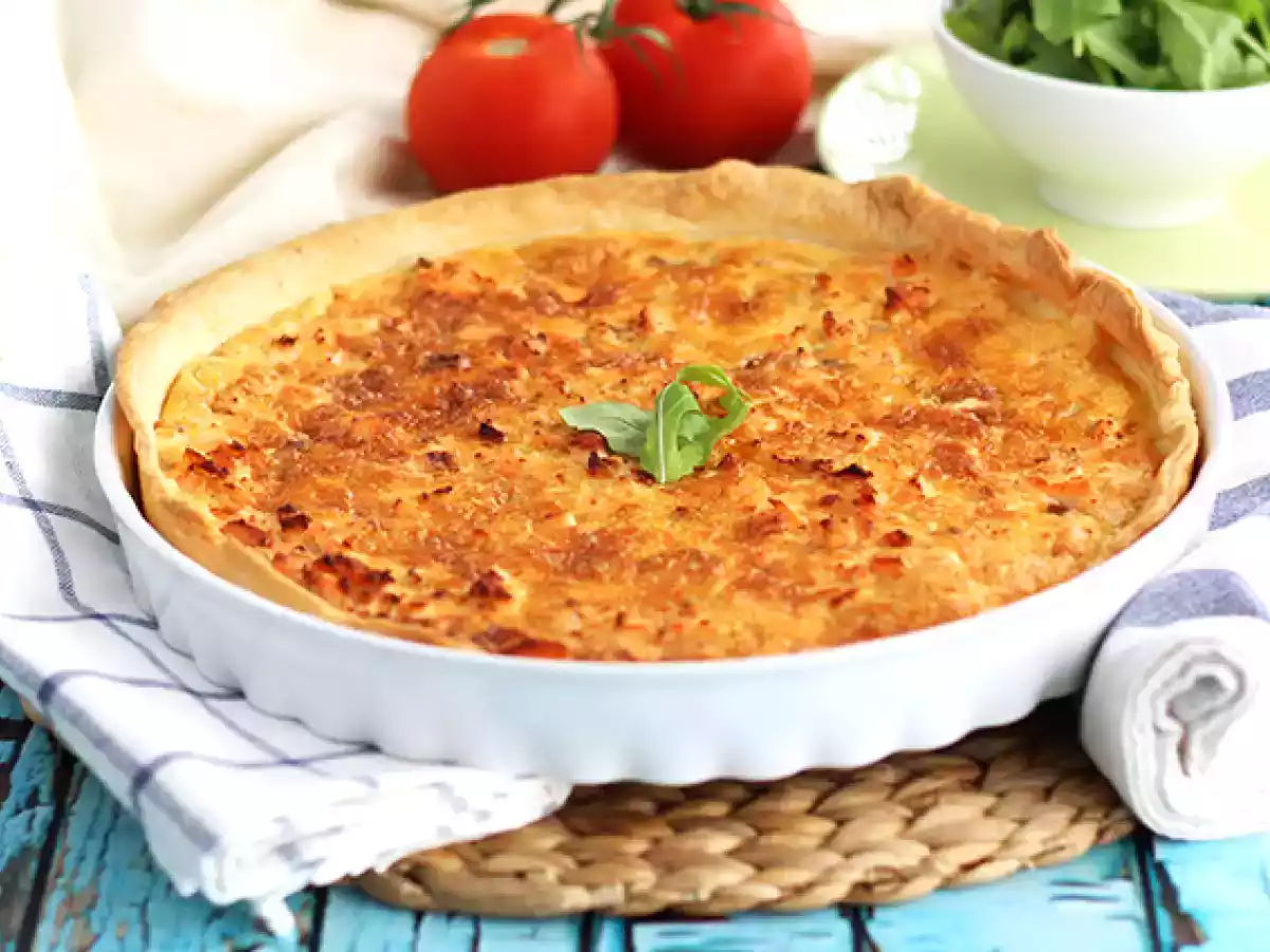 Snelle en makkelijke zalmquiche - foto 4