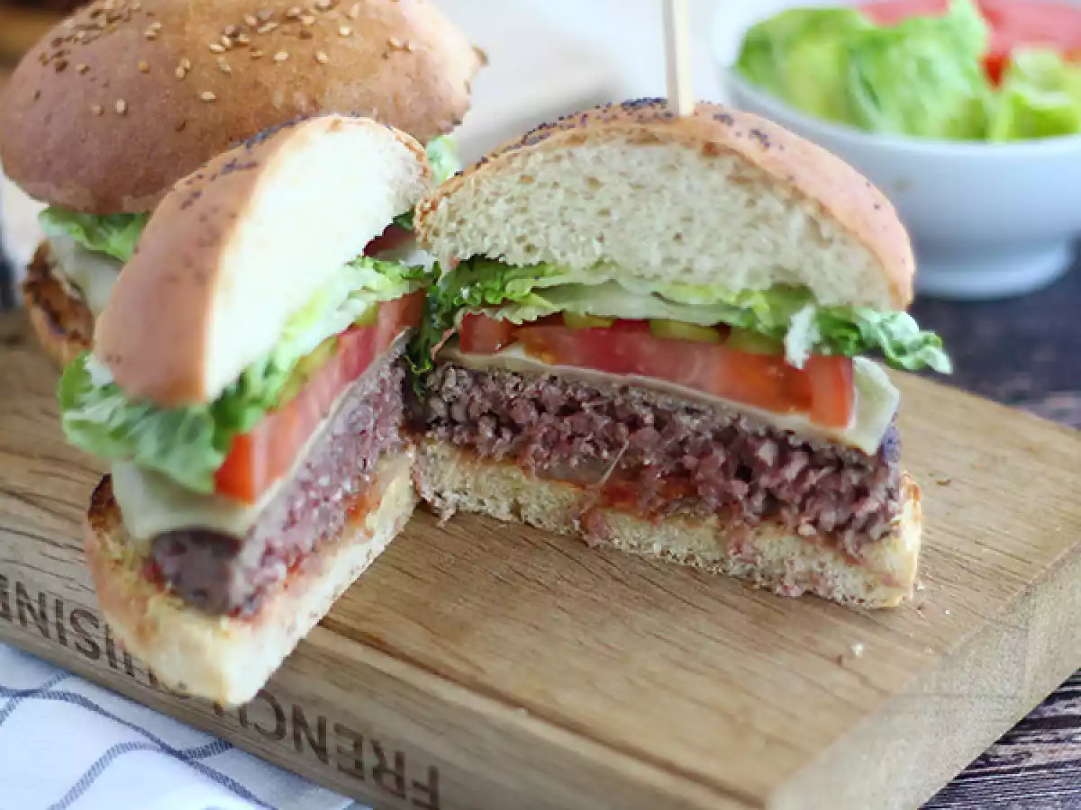 Snelle en makkelijke zelfgemaakte hamburger - foto 3