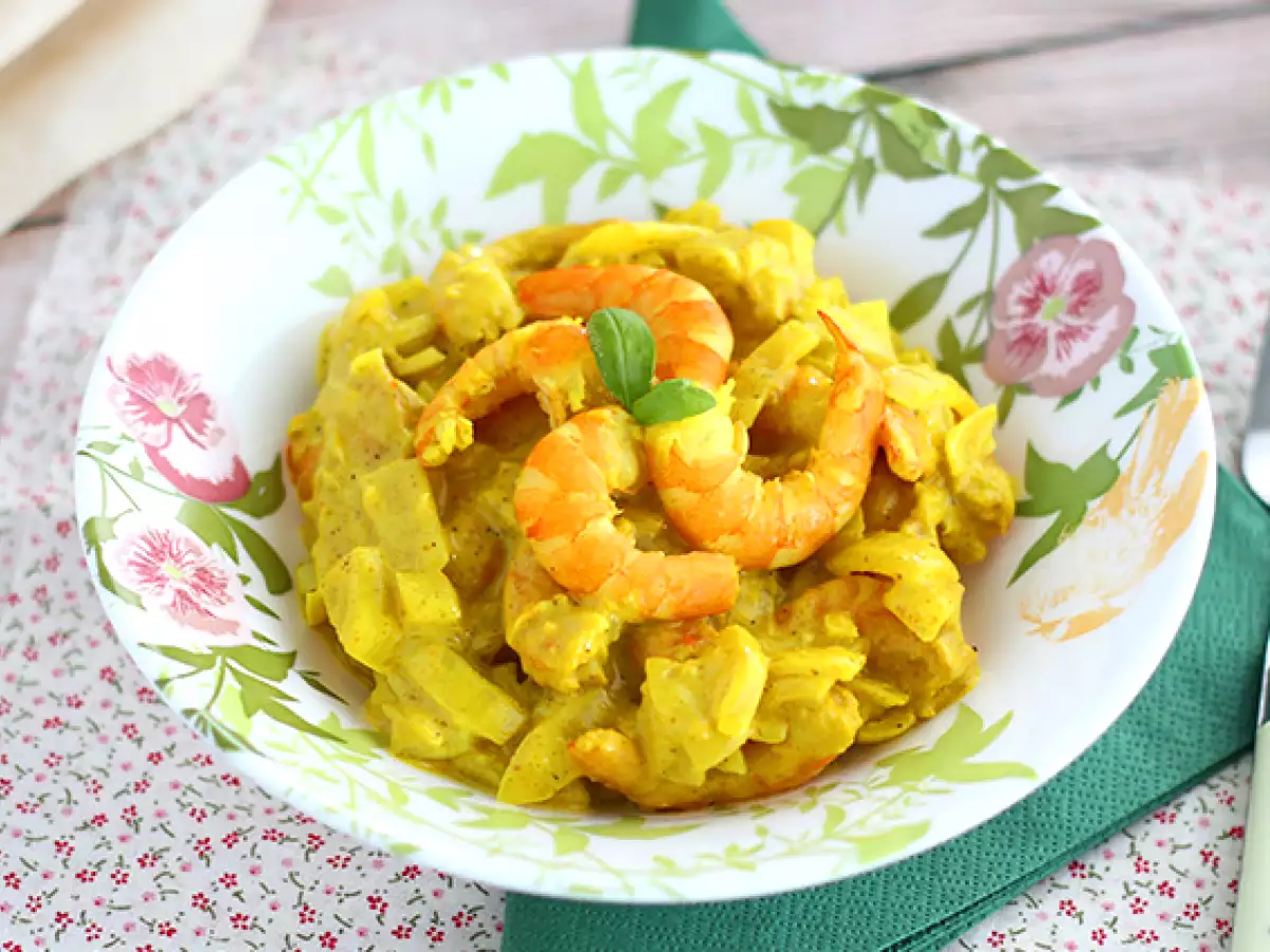 Snelle garnalencurry met kokosmelk - foto 2