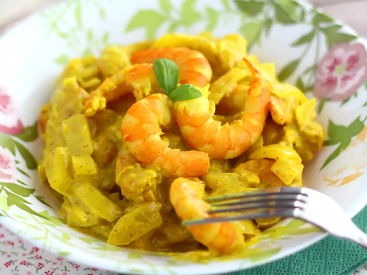 Snelle garnalencurry met kokosmelk - foto 4