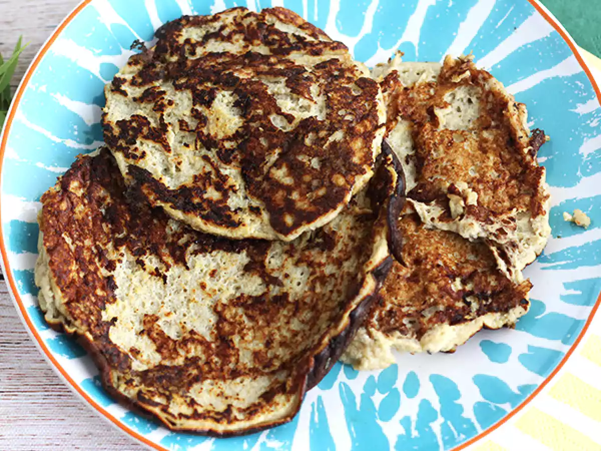 Snelle glutenvrije pannenkoeken met banaan en eieren - foto 2