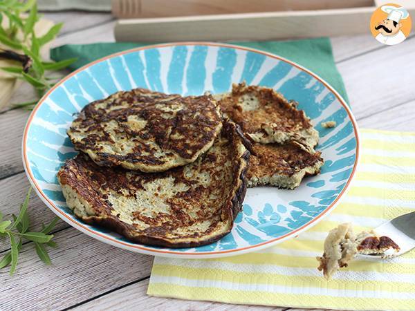 Snelle glutenvrije pannenkoeken met banaan en eieren