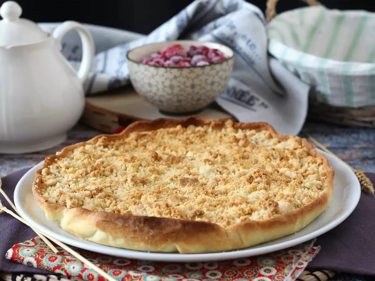 Snelle kruimeltaart met rood fruit - foto 3