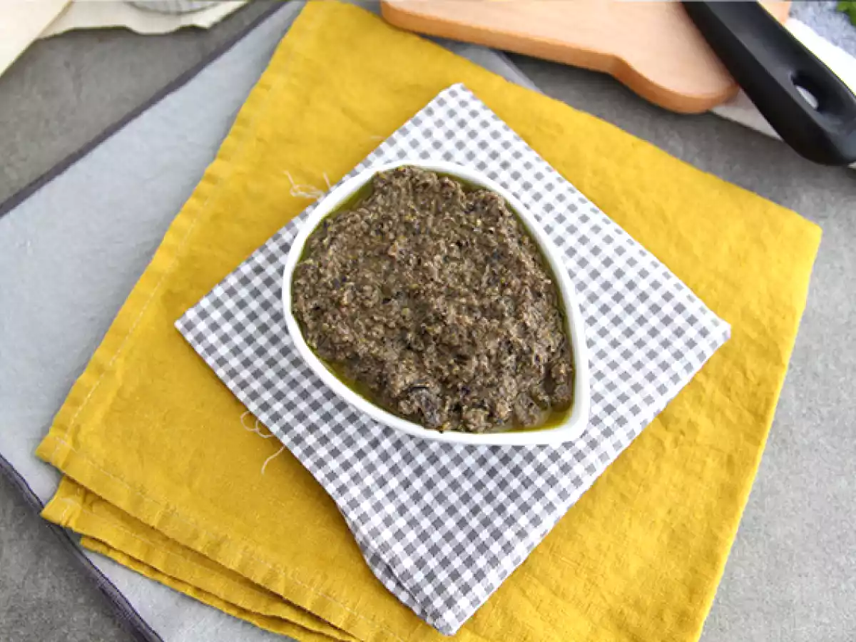 Snelle tapenade met zwarte olijven - foto 2
