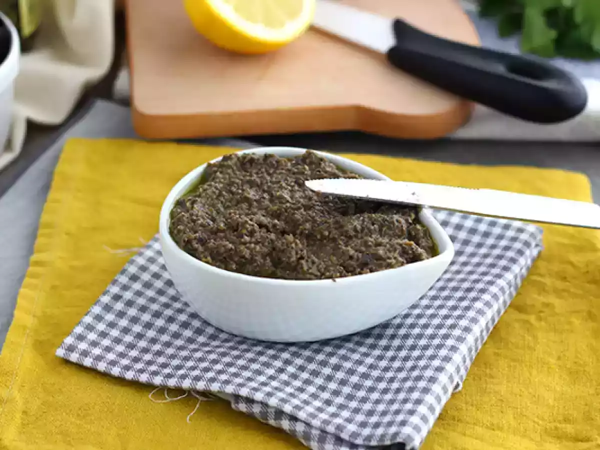 Snelle tapenade met zwarte olijven - foto 3
