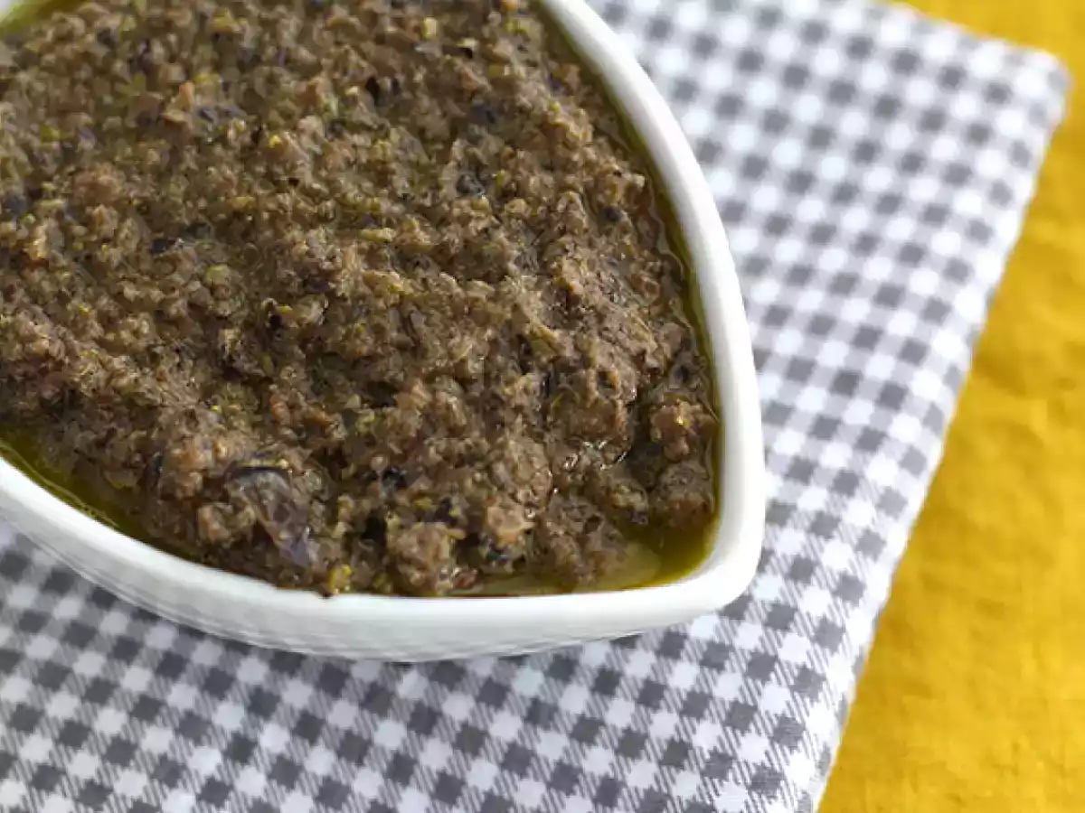 Snelle tapenade met zwarte olijven - foto 4