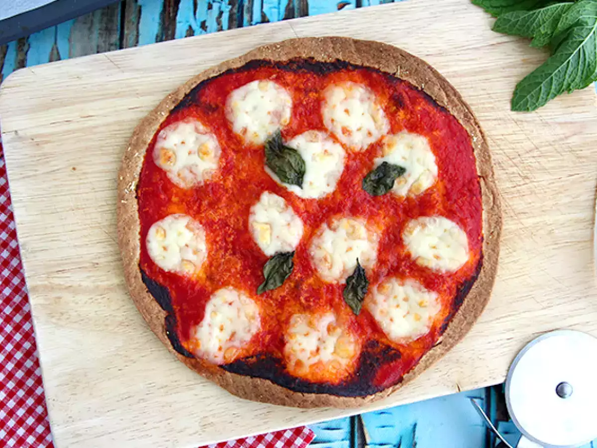 Snelle tortillapizza