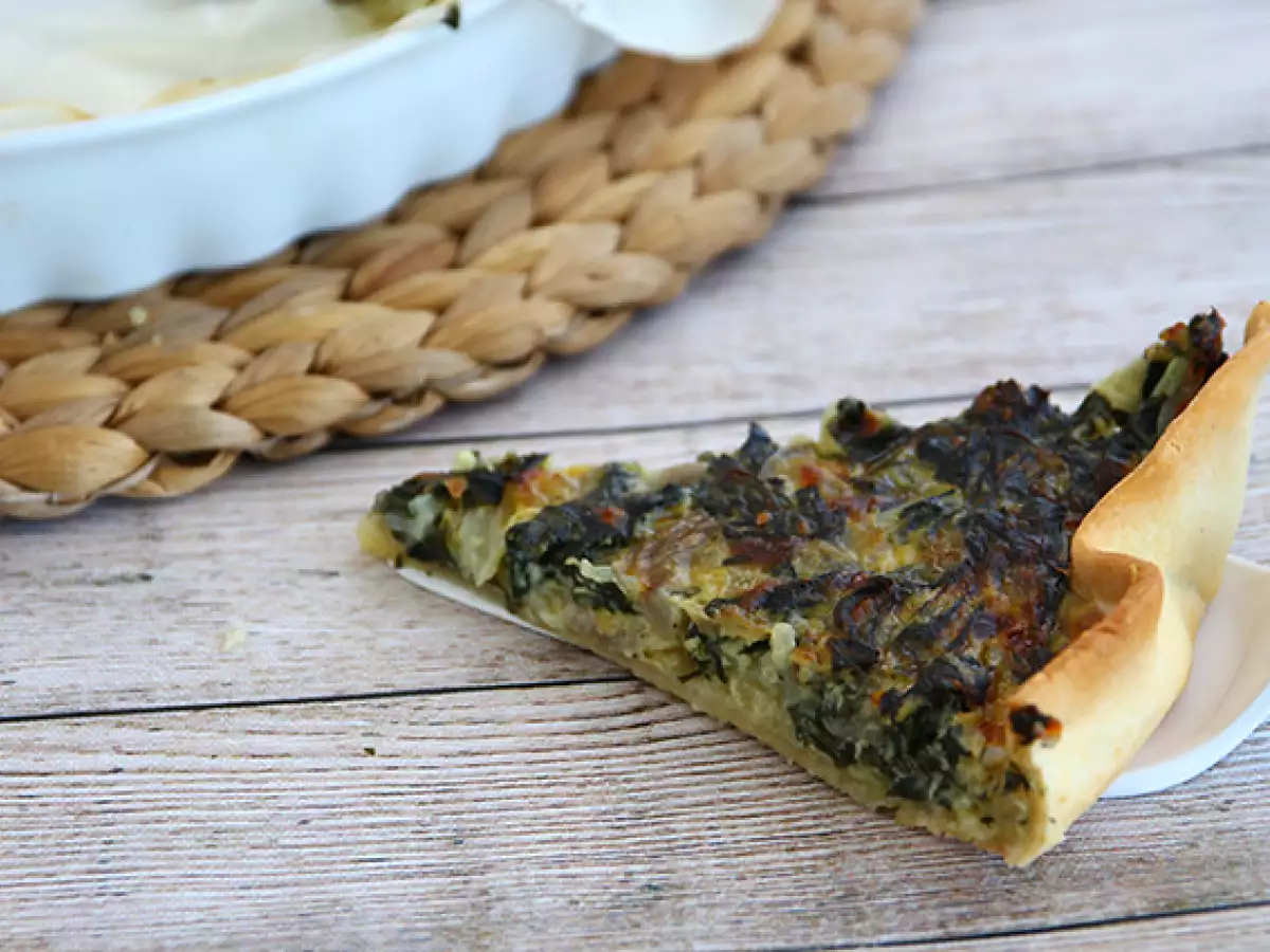 Snijbiettaart met geraspte kaas - foto 4