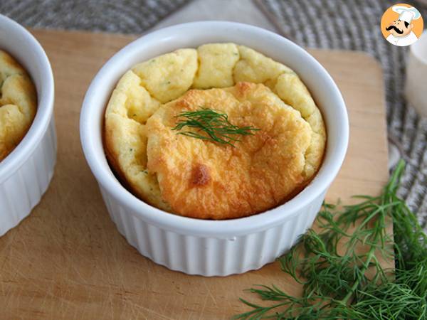 Soufflés van gerookte zalm en verse kaas - foto 4