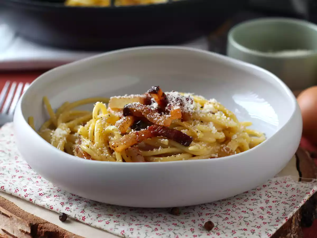 Spaghetti alla carbonara, het echte Italiaanse recept! - foto 2
