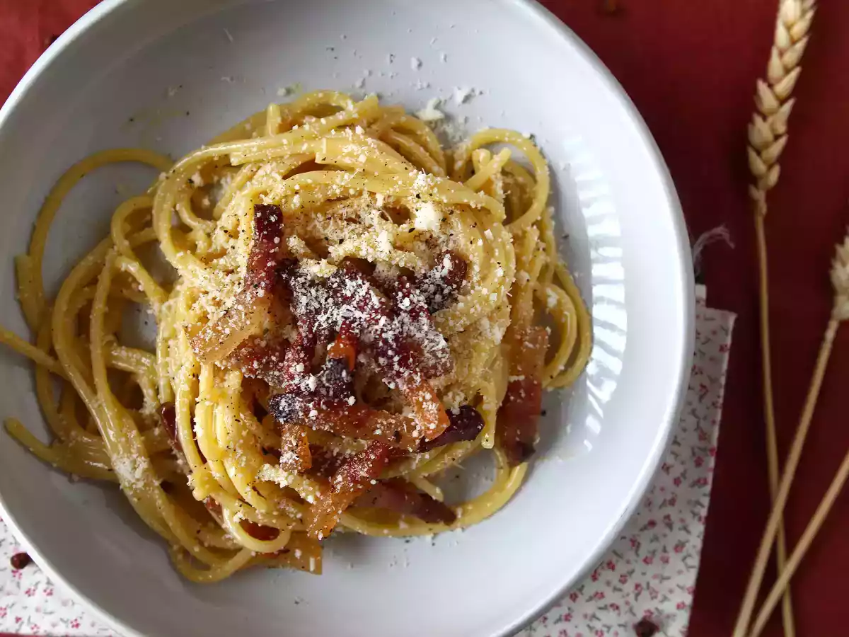 Spaghetti alla carbonara, het echte Italiaanse recept! - foto 5