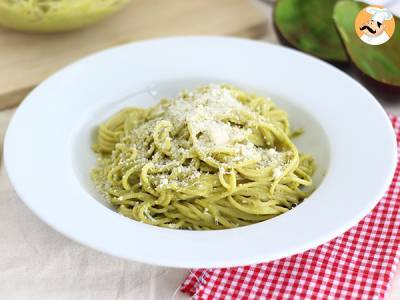 Spaghetti carbonara met avocado