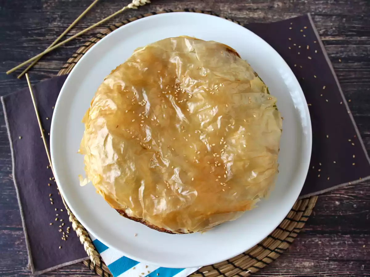 Spanakopita, de supermakkelijke Griekse taart met spinazie en feta - foto 4